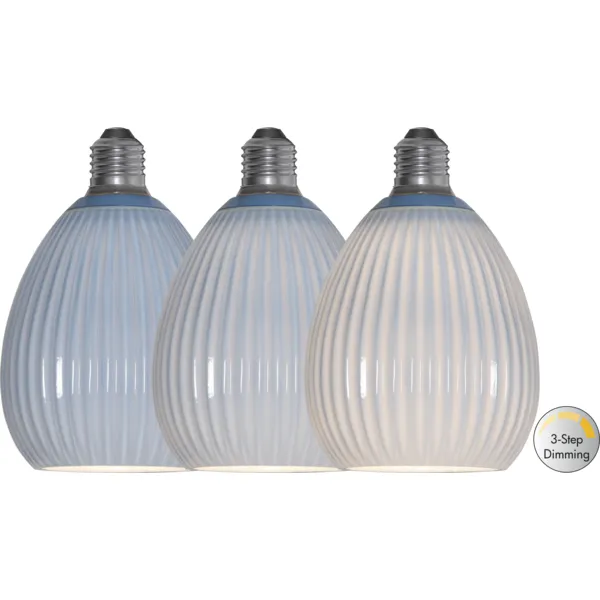 LED-Lampe "Dream", blau, step-dimmbar, E27, 3000K, 210lm, 3,5W