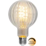 LED-Lampe "Decoled" G95, E37, 2200K, 150lm, 2W, warmweiß, dimmbar