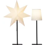Kombi-Pack "Frozen", Stern und Lampenschirm, tauschbar, E14, 35x55cm