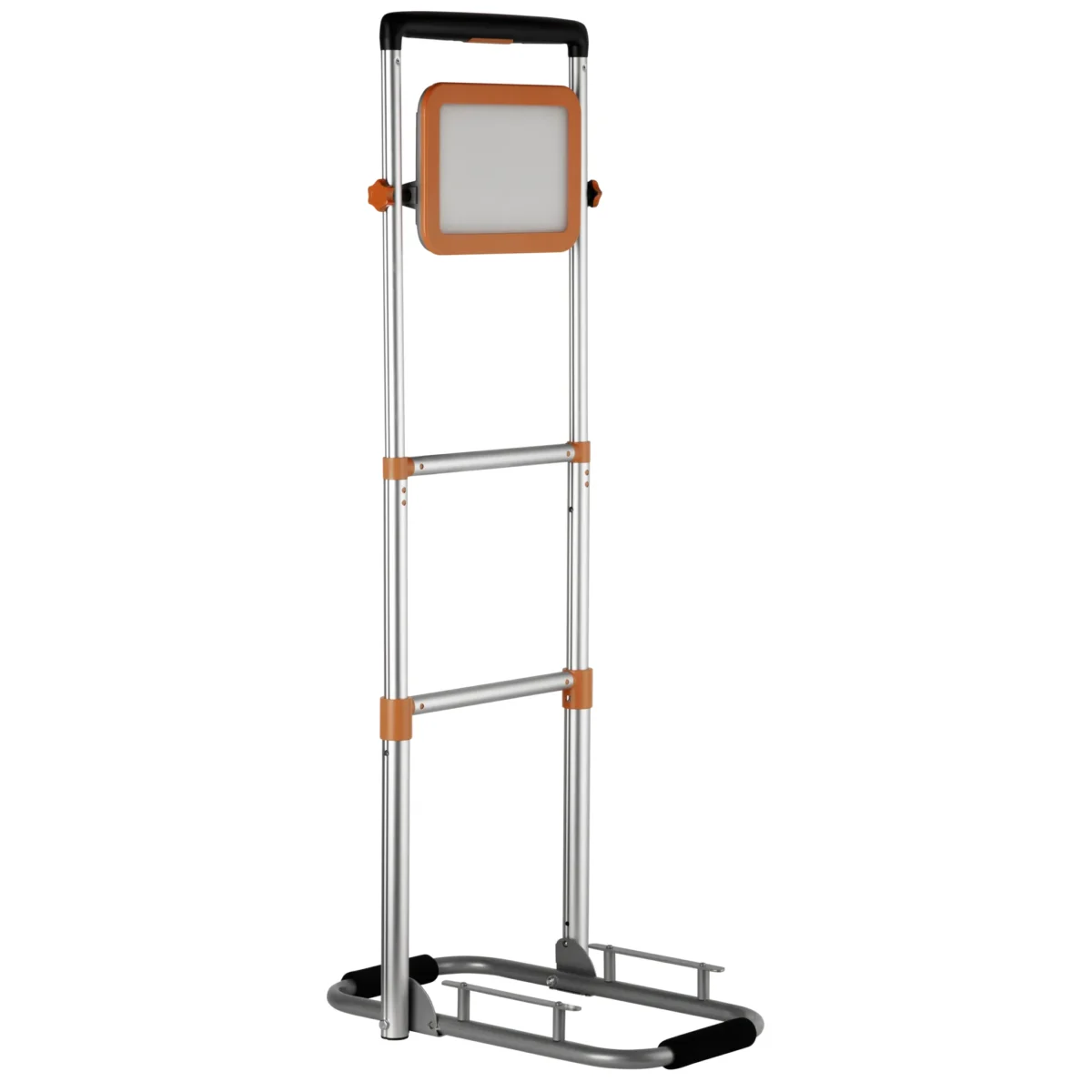 LED-Strahler "Lift", 50W, mit höhenverstellbarem Fuß, klappbar, grau-orange – Bild 6
