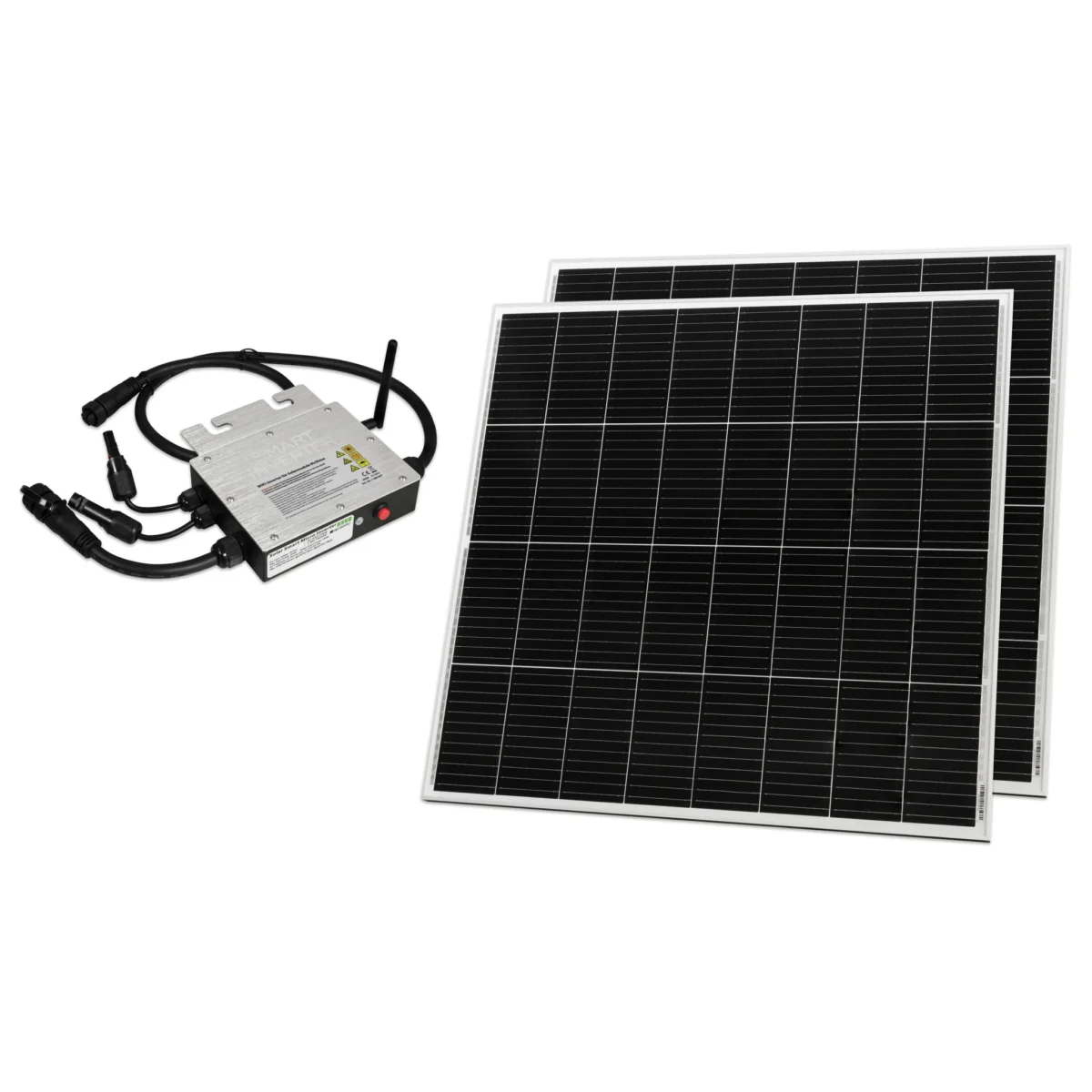 Solar-Set McShine, 2x 160W Solarmodul, 1x 300W WIFI-Wechselrichter – Bild 1