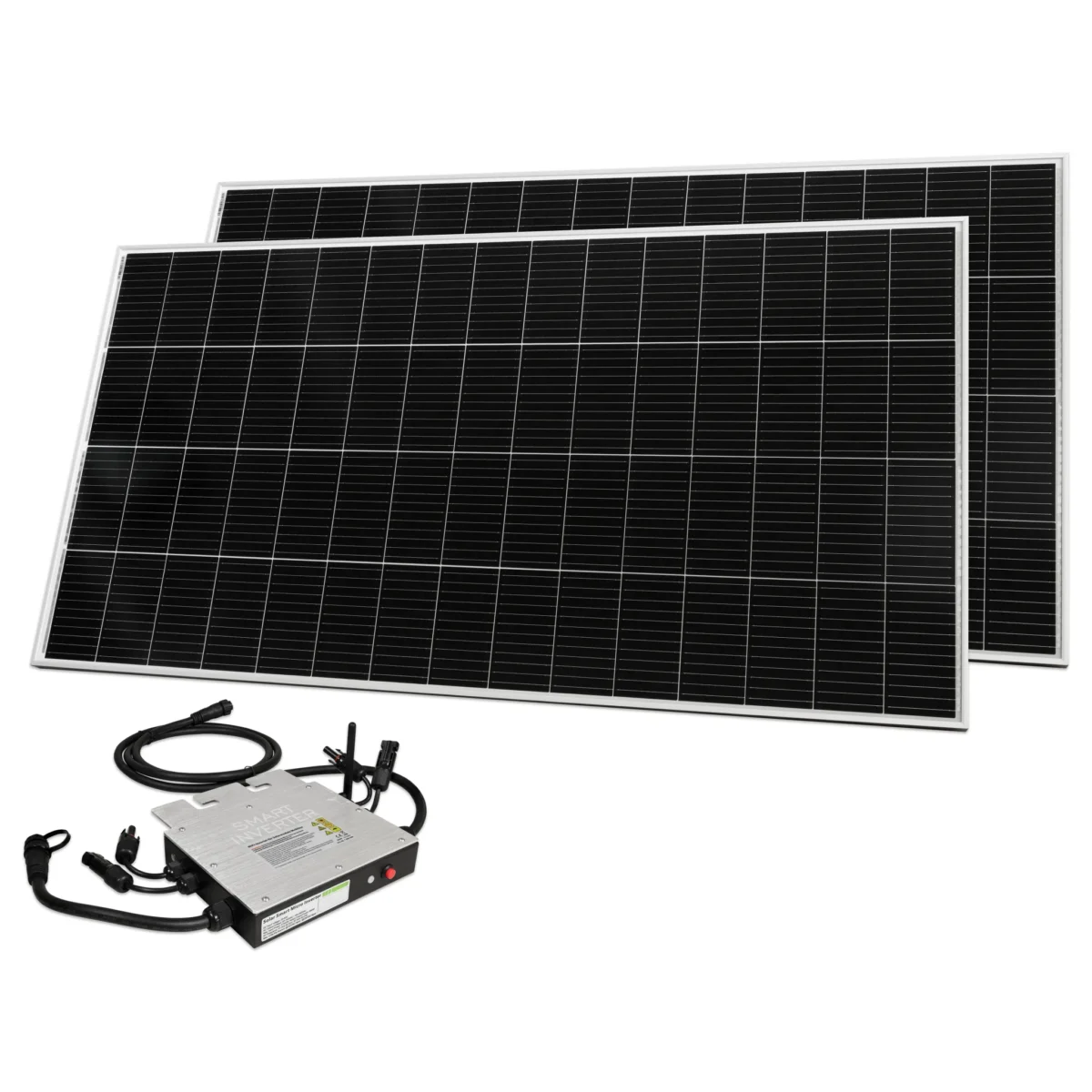 Solar-Set McShine, 2x 300W Solarmodul, 1x 600W WIFI-Wechselrichter – Bild 1