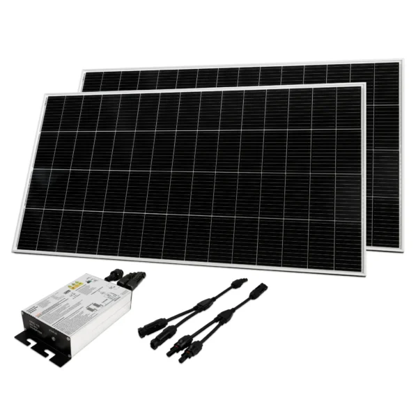 Solar-Set McShine, 2x 300W Solarmodul, 1x 600W Wechselrichter