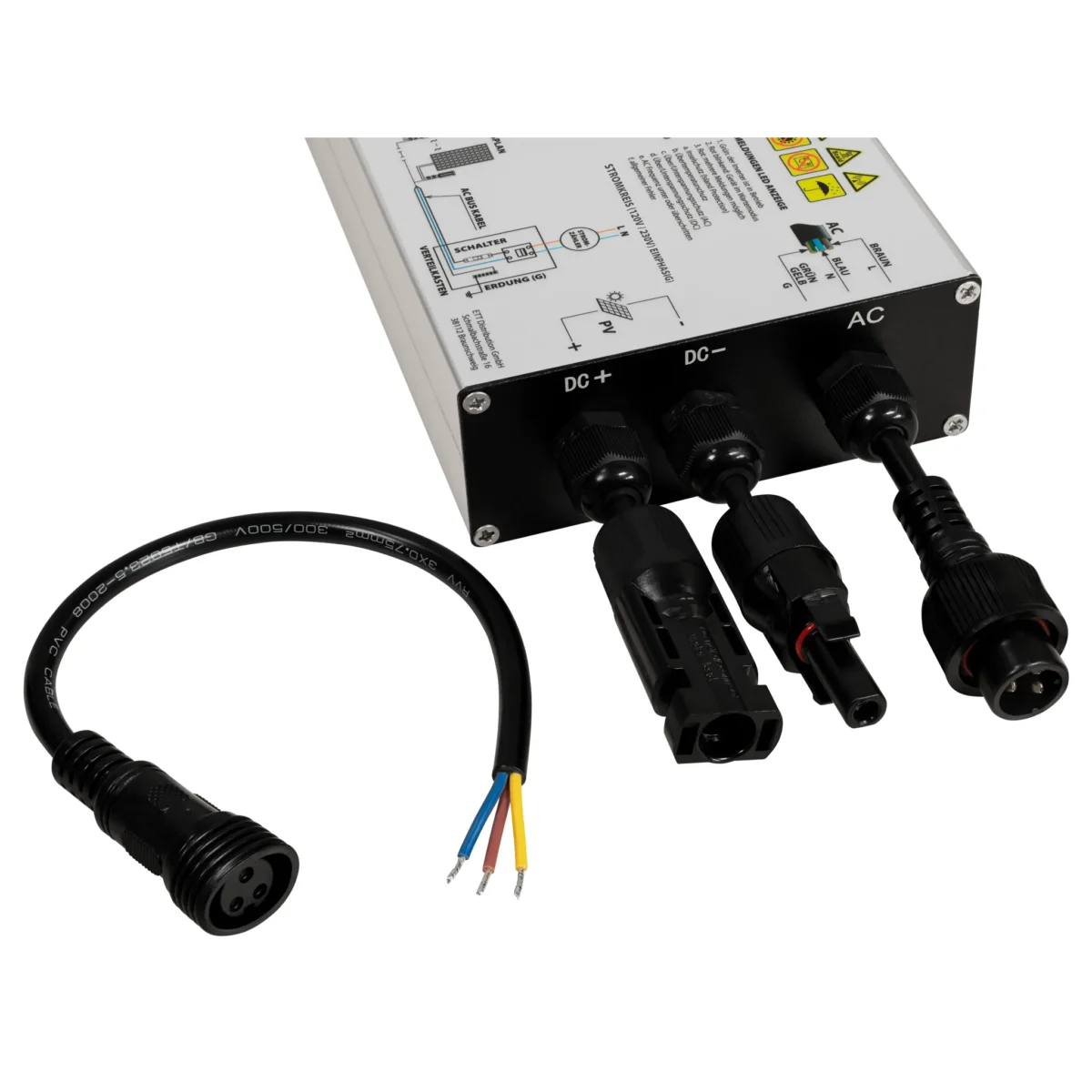 Solar-Set McShine, 2x 300W Solarmodul, 1x 600W Wechselrichter – Bild 4