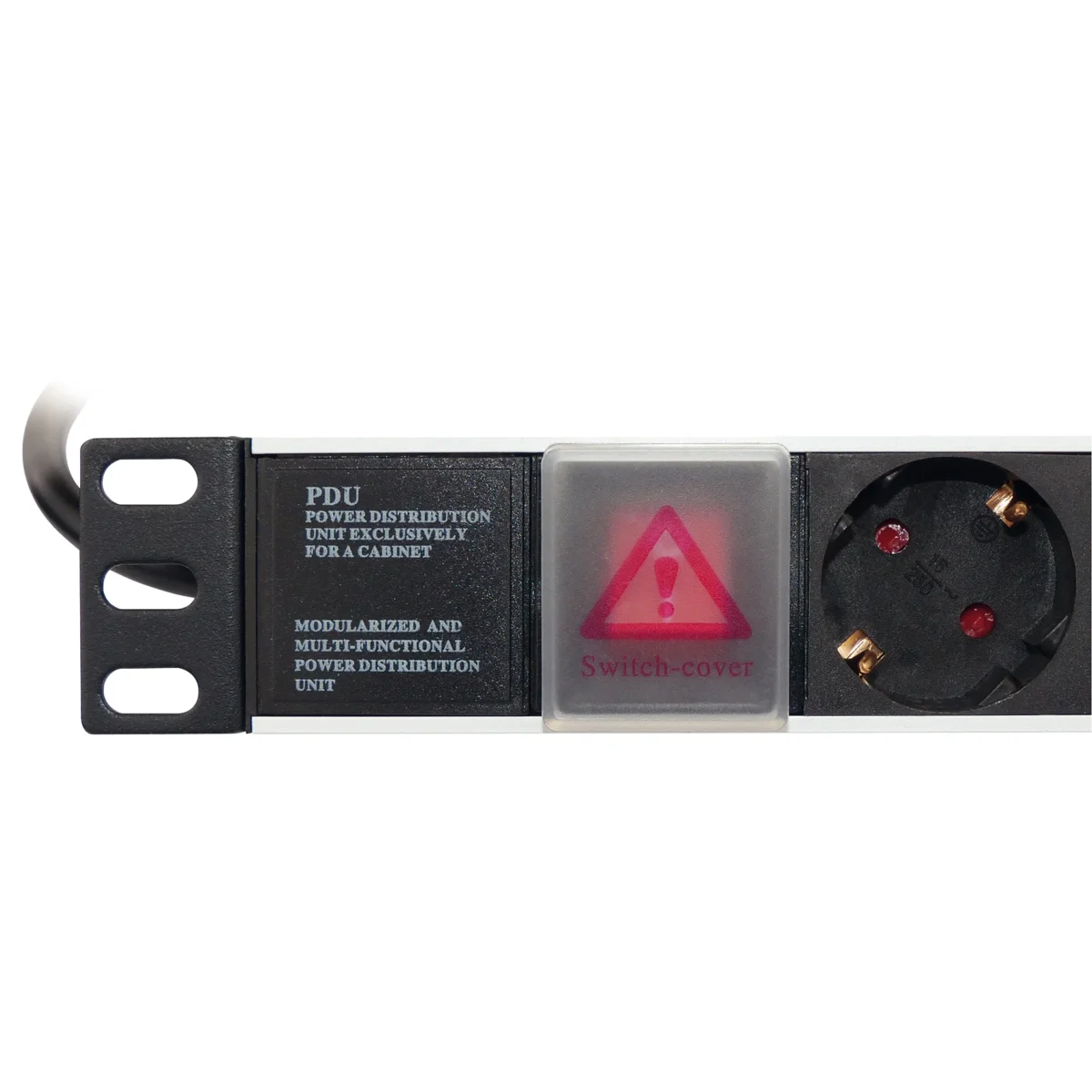 Steckdosenleiste für Rackeinbau 19", Aluminium, 8-fach, max.3.500W /16A – Bild 3