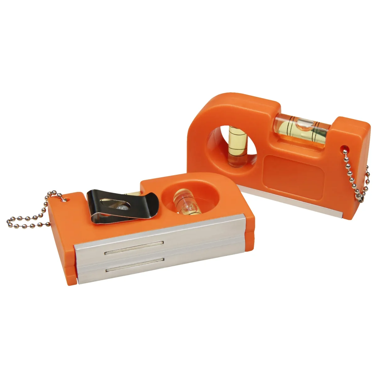 Wasserwaage mit Magnet und Clip, 2er-Set – Bild 1