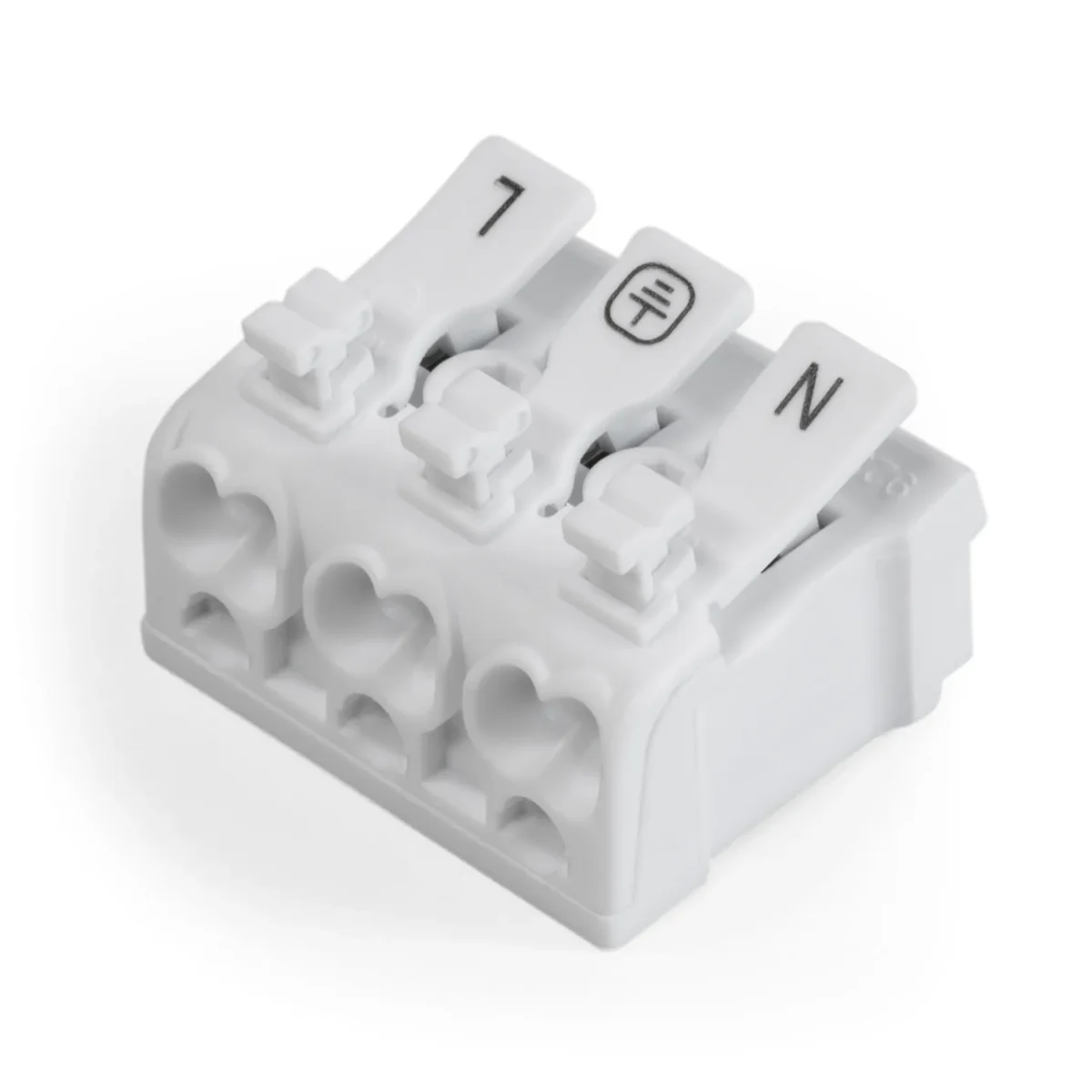 Lüsterklemme McPower mit Betätigungshebel, 0,5-2,5mm², max. 16A – Bild 1