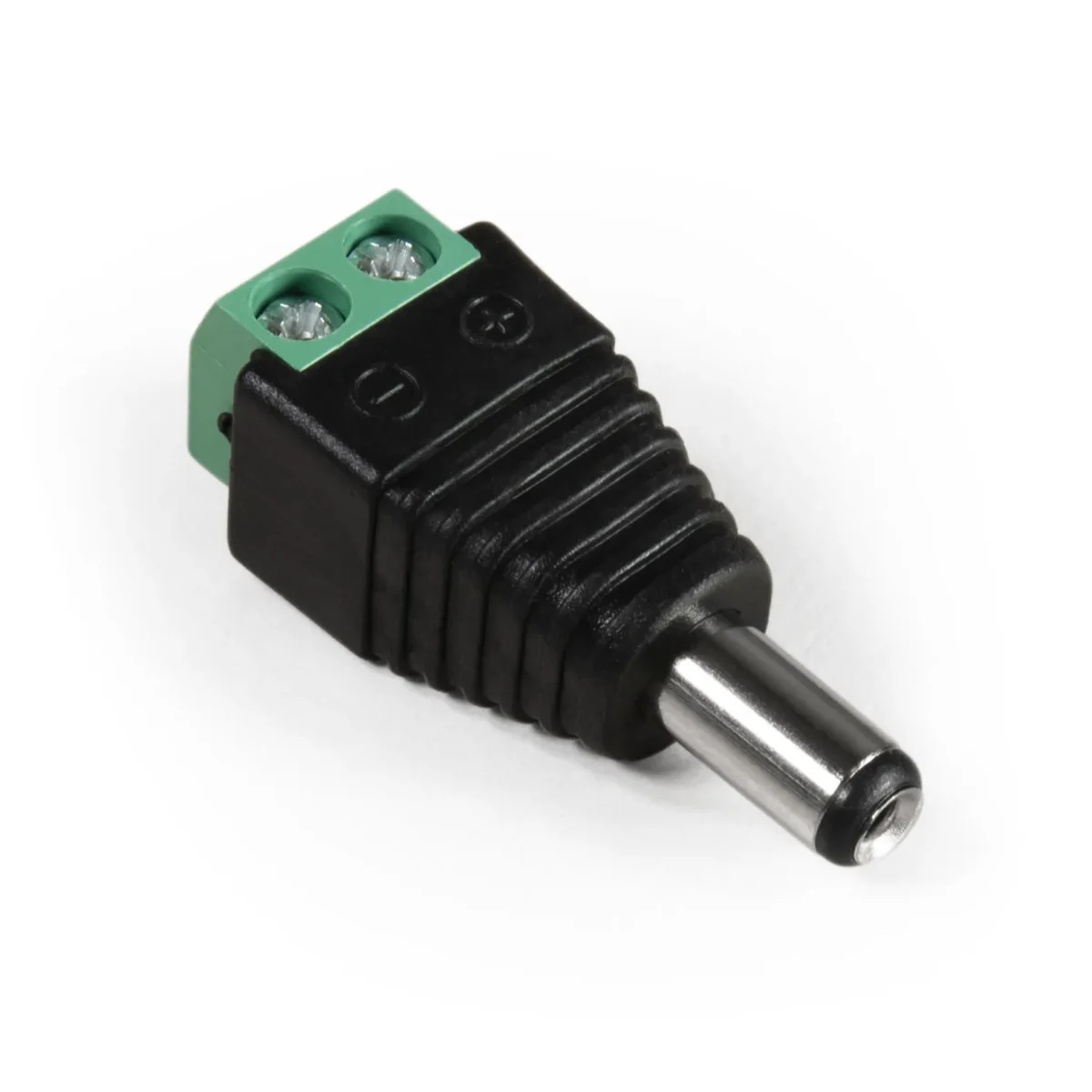 Adapter McPower, DC-Stecker 5,5x2,1mm und Lüsterklemme – Bild 1