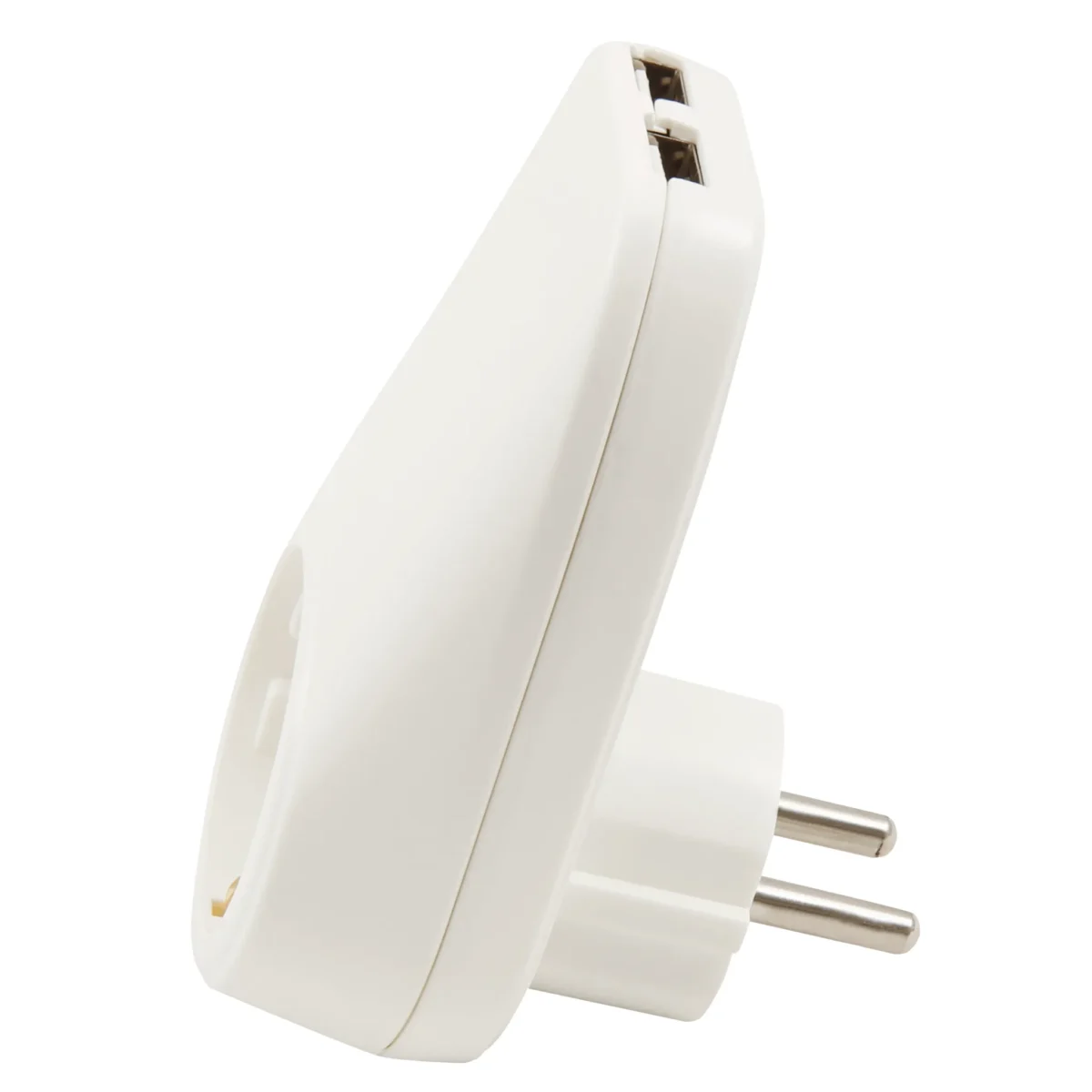 Zwischenstecker McPower, mit 2x USB, 5V max 2,1A, Steckdose 230V/16A – Bild 3