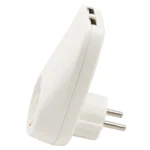 Zwischenstecker McPower, mit 2x USB, 5V max 2,1A, Steckdose 230V/16A – Bild 3