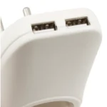 Zwischenstecker McPower, mit 2x USB, 5V max 2,1A, Steckdose 230V/16A – Bild 5