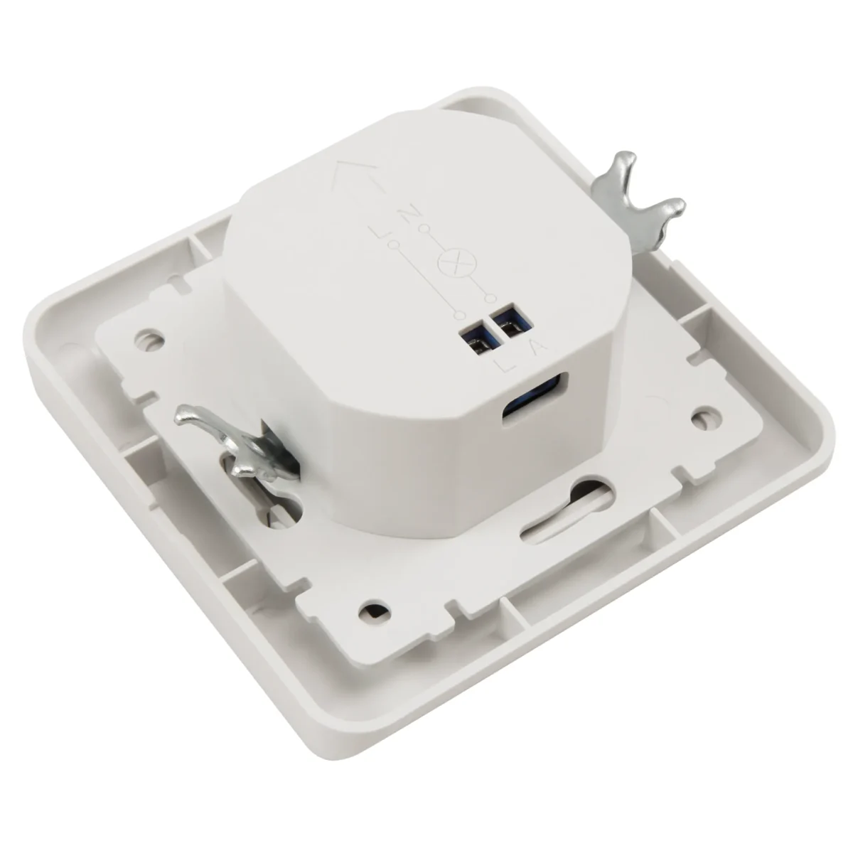 Unterputz IR Bewegungsmelder McShine "LX-20" 160°, 300W, LED geeignet, weiß – Bild 5