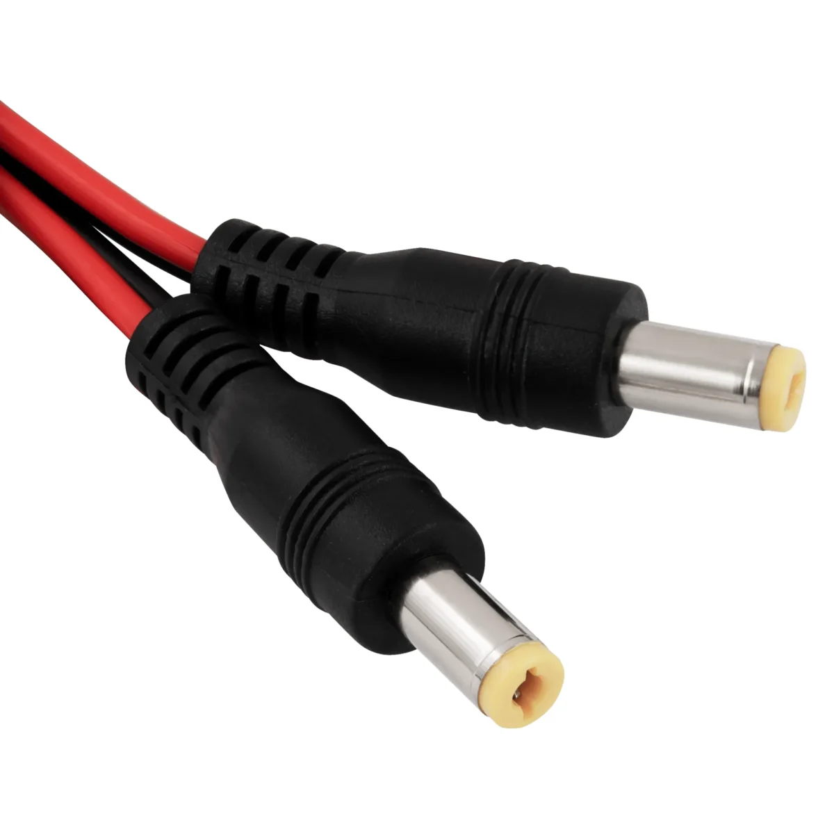 DC-Hohlstecker McPower 5,5x2,1mm, 30cm Kabel, 2er-Set – Bild 2