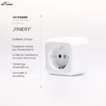 Schutzkontakt-Steckdose McPower "Finery", 250V/16A, AP, Einsteckschutz, weiß – Bild 3