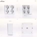 Schutzkontakt-Steckdose 4-fach McPower "Finery", 250V/16A,AP,Einsteckschutz,weiß – Bild 5