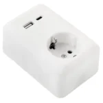 Schutzkontakt-Steckdose McPower "Finery", 250V/16A, 1x USB-C mit PD20W + 1x USB-A – Bild 2
