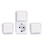 Aufputz-Set McPower "Finery Mini", 3-teilig, weiß