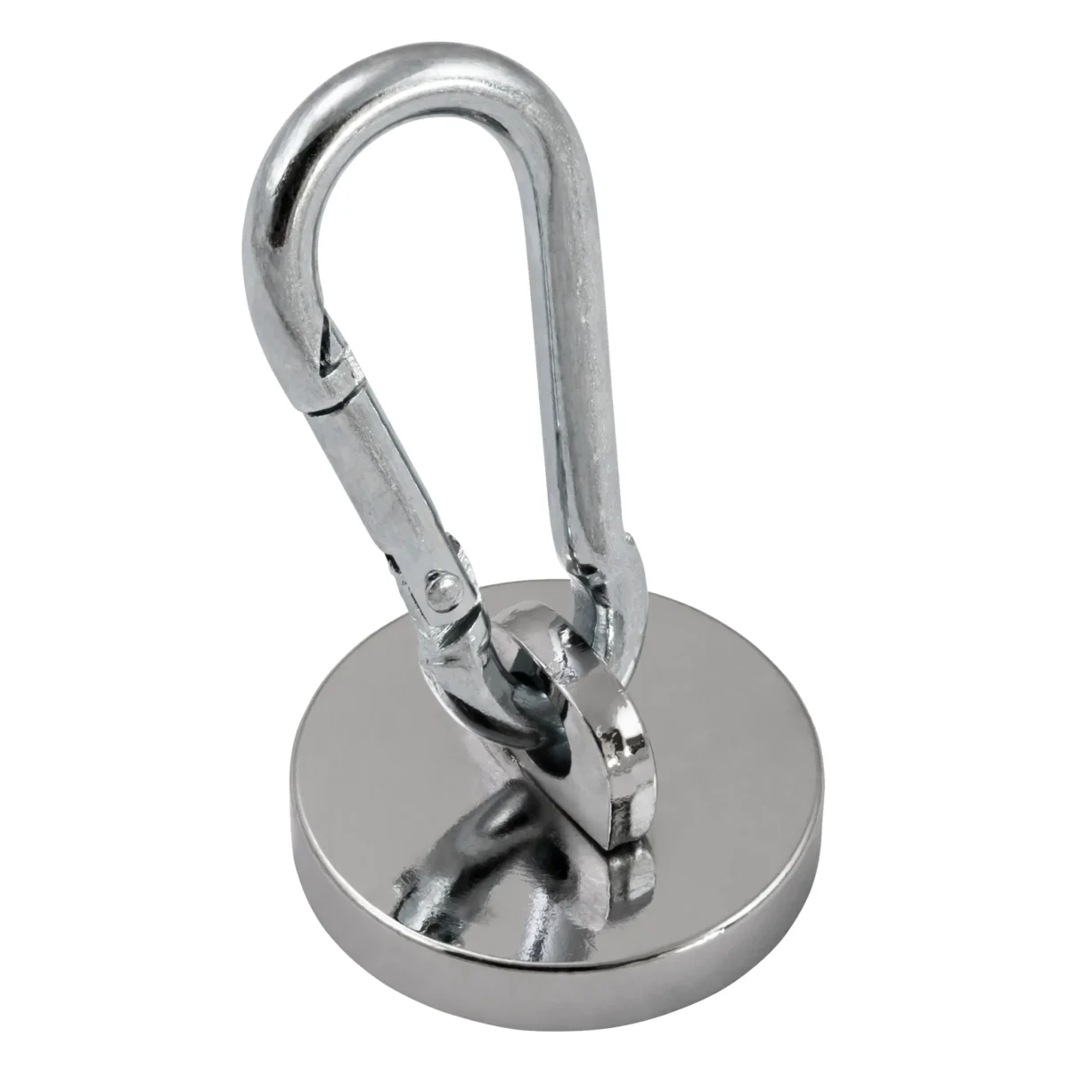 Rundmagnet mit Karabiner Ø 28mm – Bild 2