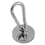 Rundmagnet mit Karabiner Ø 28mm – Bild 2