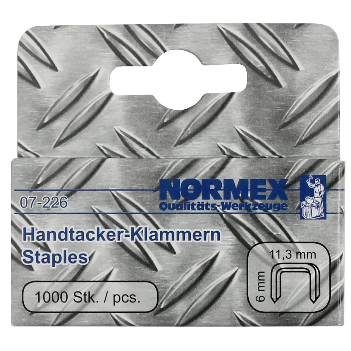 Klammern für Handtacker, 11,3x6mm – Bild 1