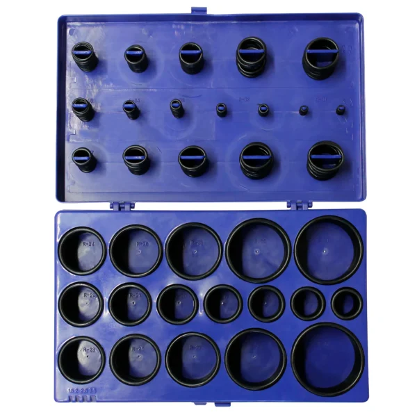 O-Ring Sortiment, Ø 3 - 50 mm, Säure-, Benzin- und Ölbeständig