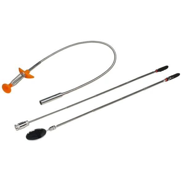 Pick-Up Werkzeug-Set McPower, 3-teilig, LED Pick-Up, Spiegel und Greifer