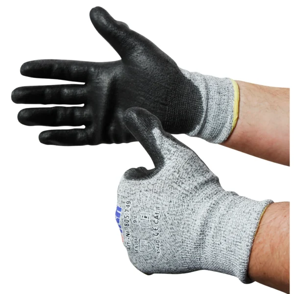 Schnittschutzhandschuhe, Größe 8/M, grau, HPPE-Trägermaterial