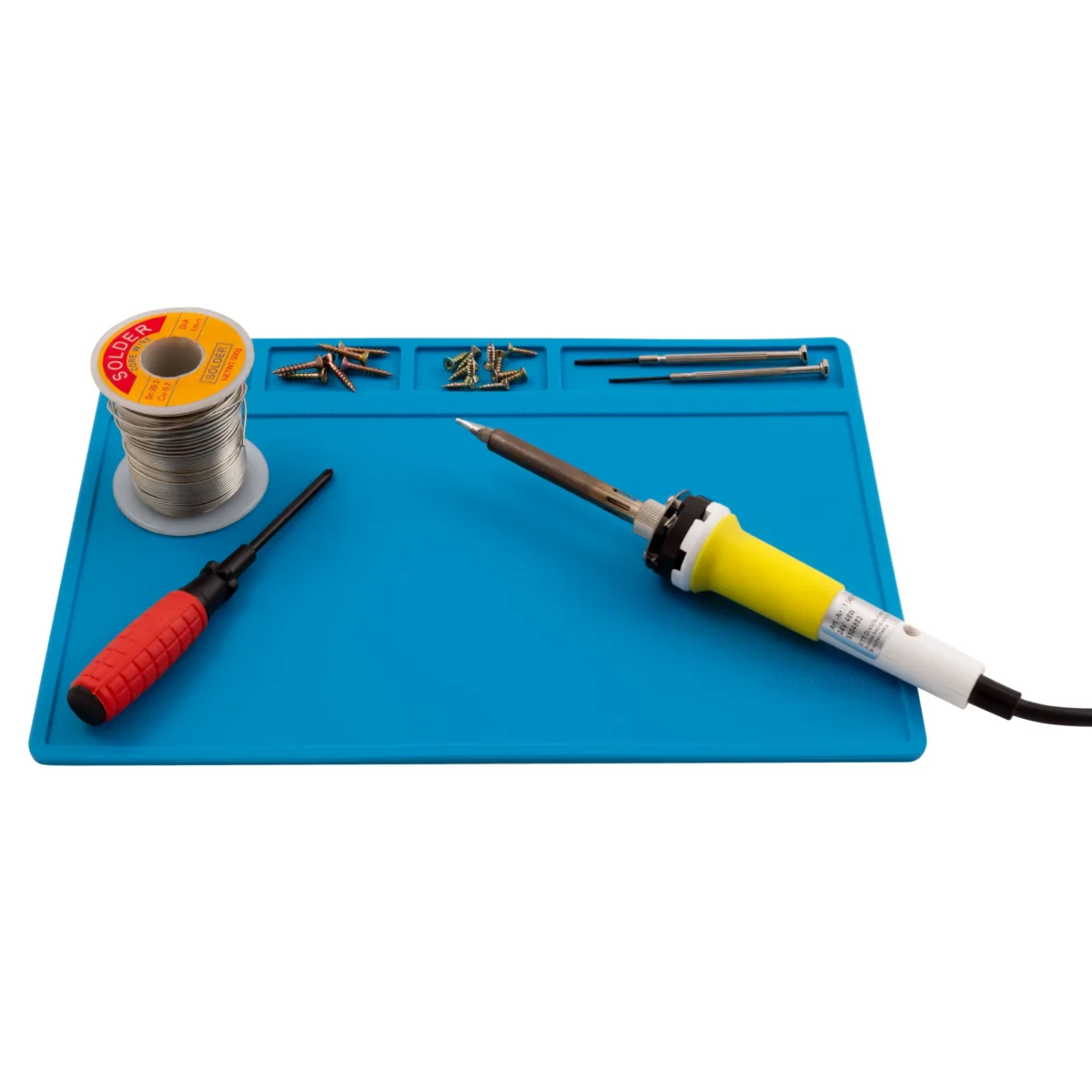 Silikon-Lötmatte McPower "LM-11" 28x20cm, Hitzebeständig, Antistatisch – Bild 1