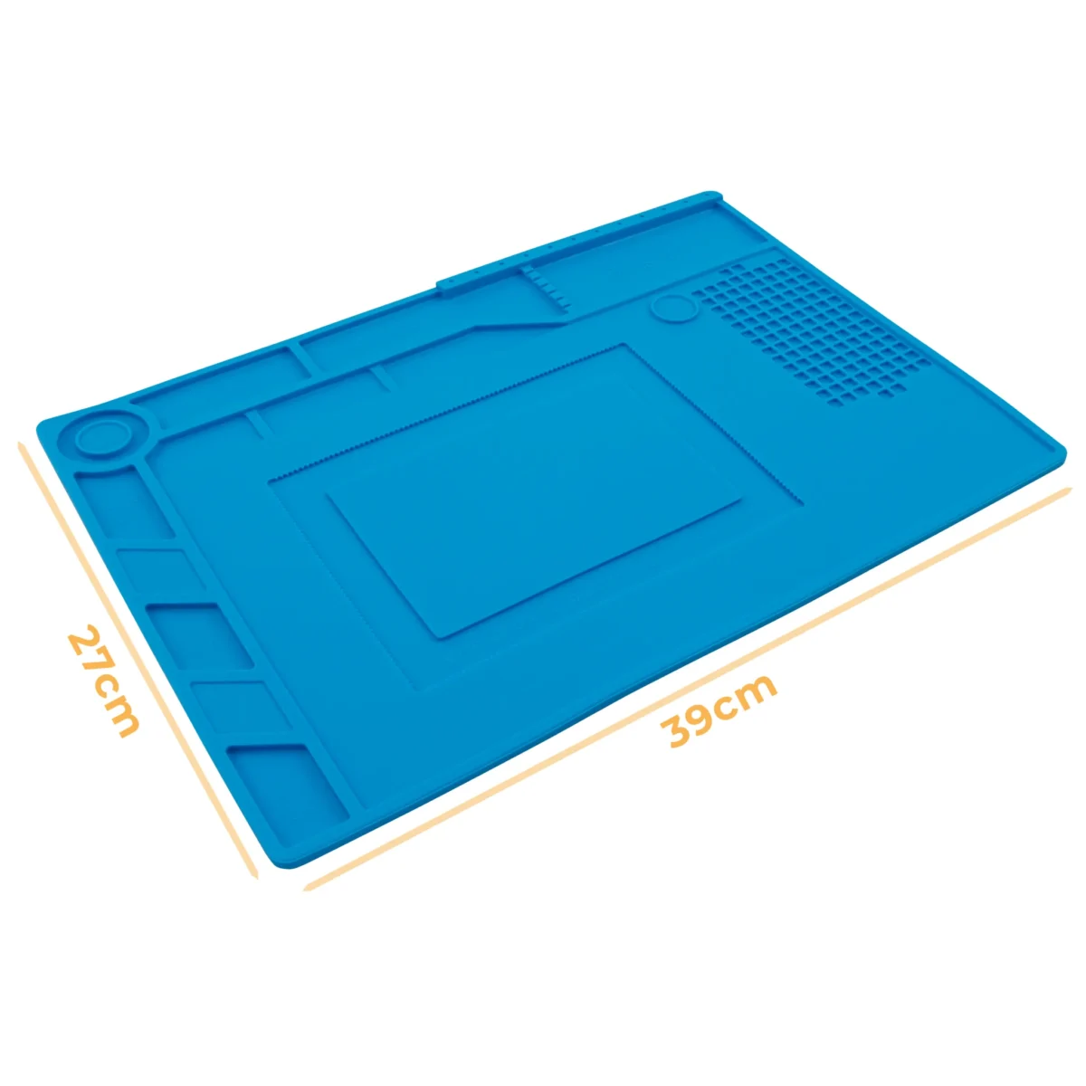 Silikon-Lötmatte McPower "LM-15" 39x27cm, Hitzebeständig, Antistatisch – Bild 4