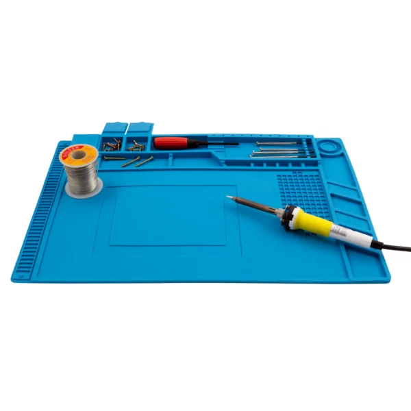 Silikon-Lötmatte McPower "LM-16" 45x30cm, Hitzebeständig, Antistatisch
