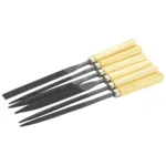 Nadelfeilen-Set 6-teilig, Holzgriff, 180mm – Bild 2
