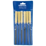 Nadelfeilen-Set 6-teilig, Holzgriff, 180mm – Bild 3