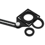 Winkelschablone McPower, mit Lineal, 6 Arme je 12cm, faltbar – Bild 2