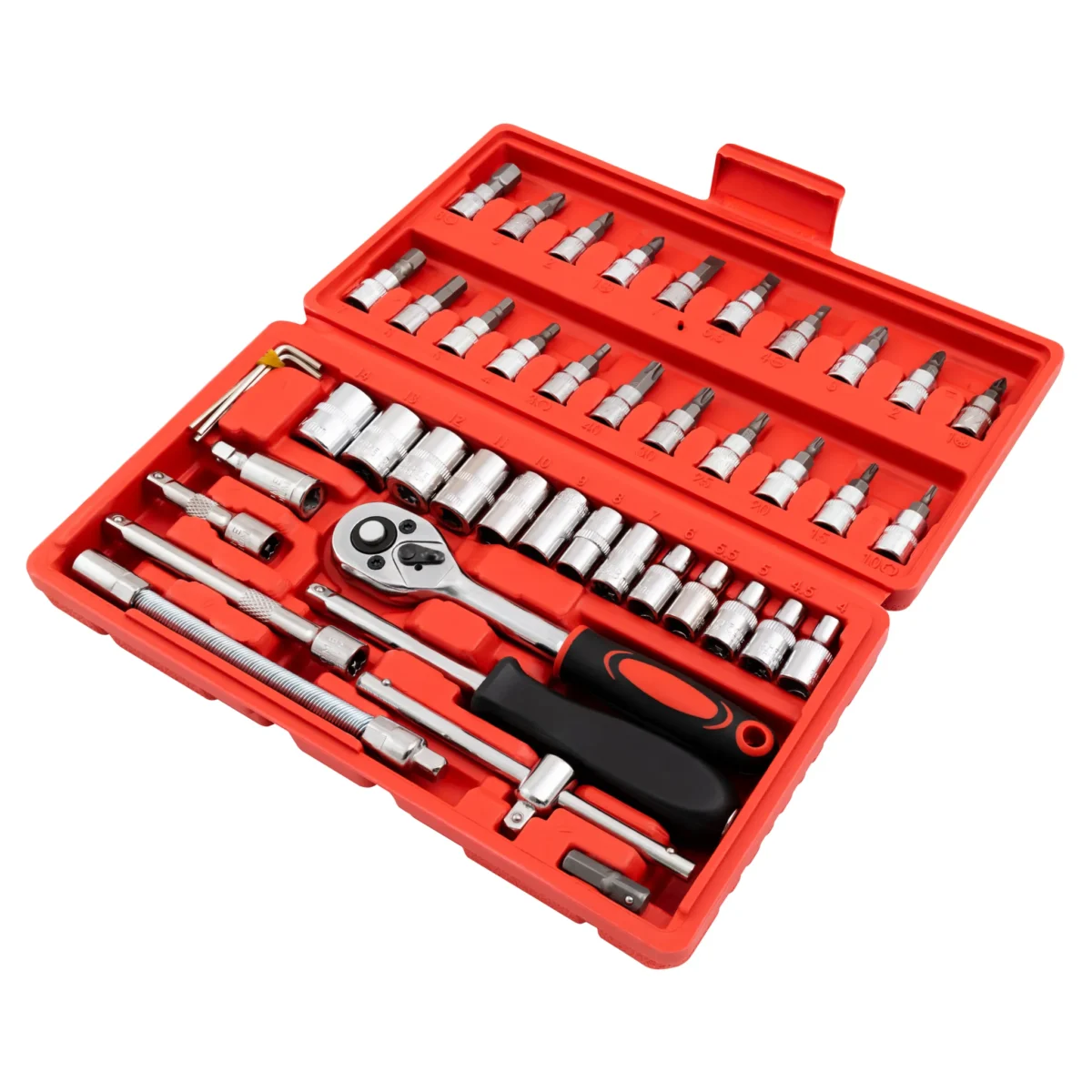Steckschlüssel und Bit-Set McPower "SM-90046" 46-teilig – Bild 2