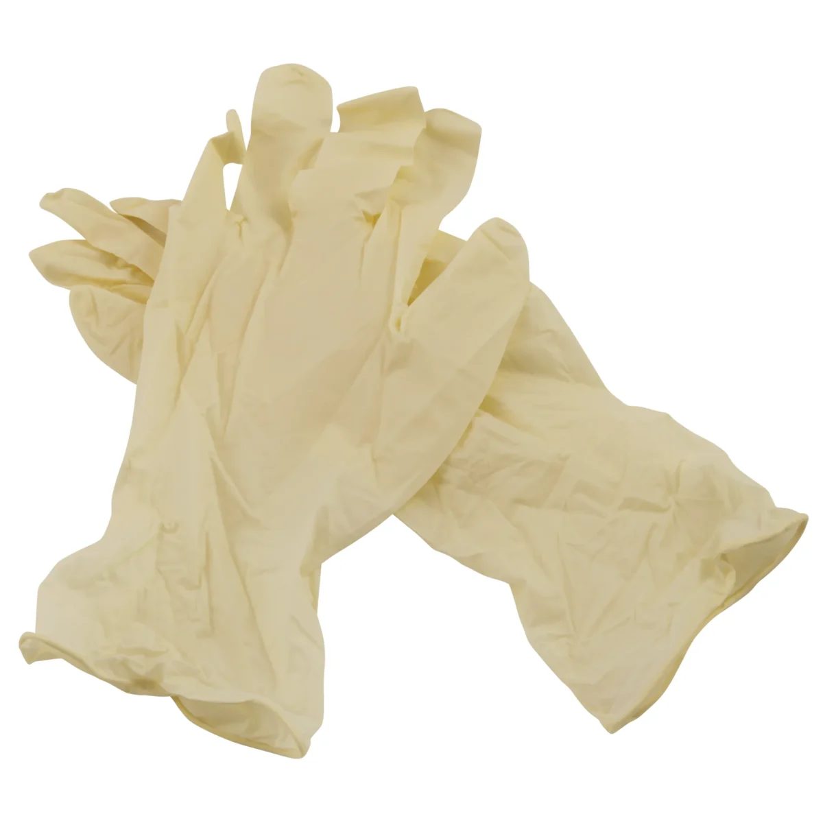 Einweghandschuhe Latex,100 Stück, Größe S, natur-transparent – Bild 2