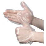 Einweghandschuhe PE,100 Stück, Größe M, transparent