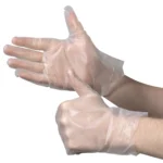 Einweghandschuhe TPE, 200 Stück, Größe L transparent