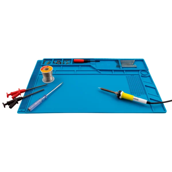 Silikon-Lötmatte McPower "LM-18" 55x35cm, Hitzebeständig, Antistatisch