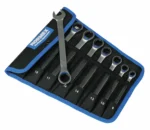 Ratschen-Ringmaulschlüssel-Satz, SW 8-19mm, CR-V, 8-teilig