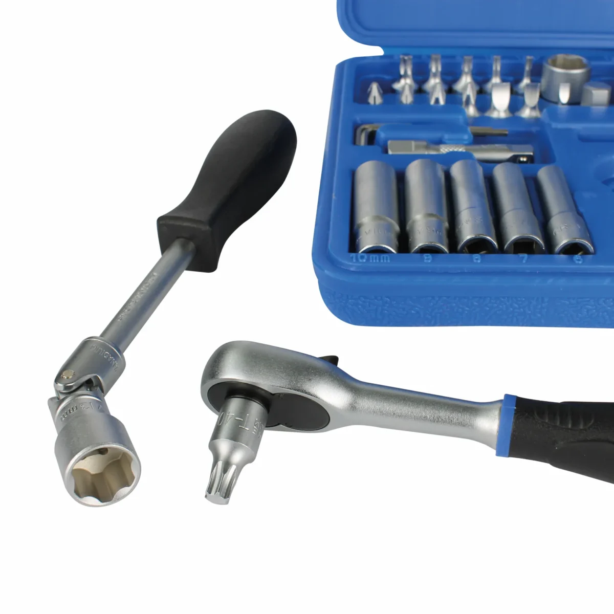 Profi-Steckschlüsselsatz, 1/4" Antrieb, SW 4-14mm, 47-teilig – Bild 2