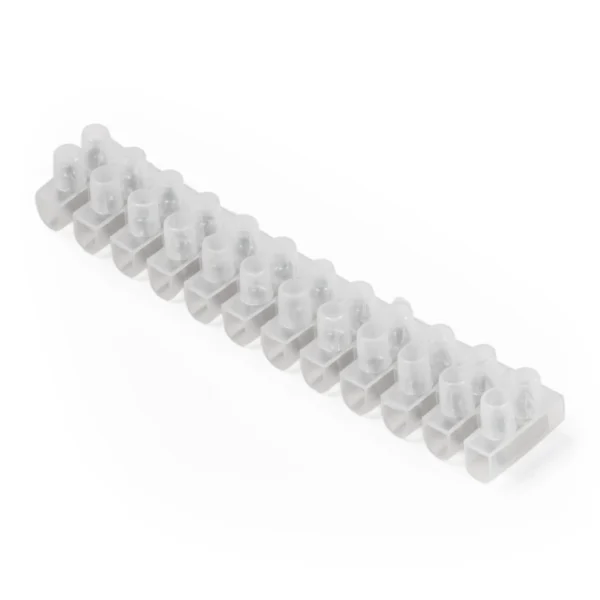 Lüsterklemme McPower, 12 Klemmen, 2,5mm², 3A, transparent