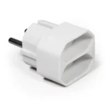 Steckdosenadapter McPower, 2x Euro, weiß