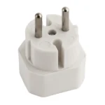 Steckdosenadapter McPower, 2x Euro, weiß – Bild 3