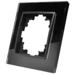 Glas-Rahmen McPower "Flair", 1-fach, schwarz