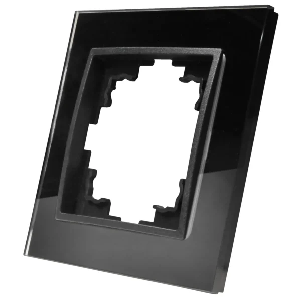 Glas-Rahmen McPower "Flair", 1-fach, schwarz