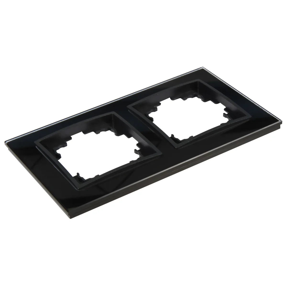 Glas-Rahmen McPower "Flair", 2-fach, schwarz – Bild 2