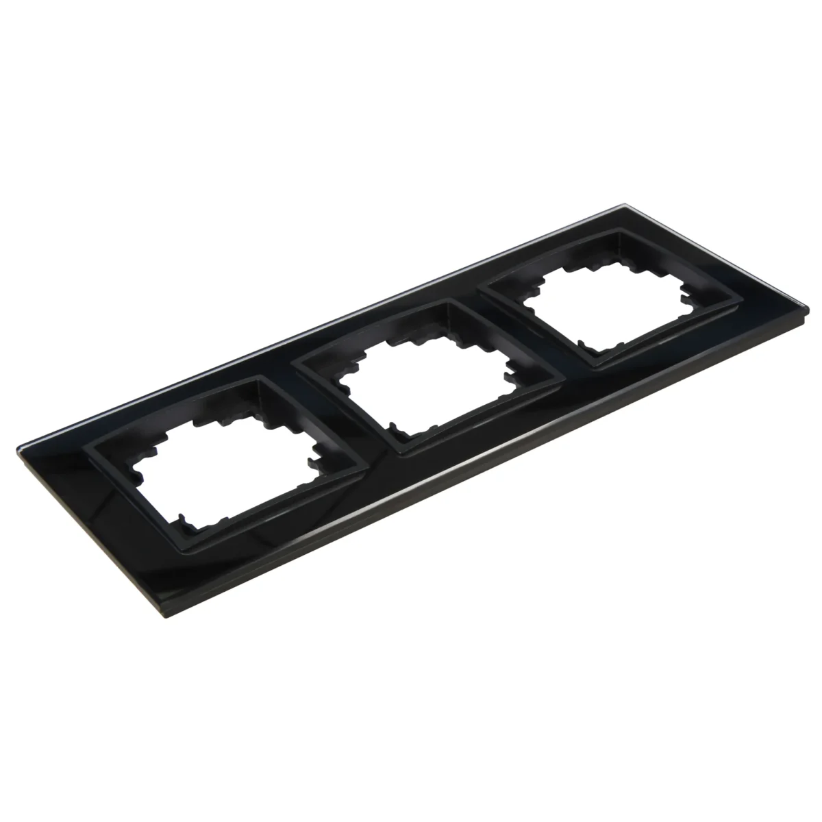 Glas-Rahmen McPower "Flair", 3-fach, schwarz – Bild 2