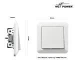 Taster McPower "Cup" 250V~/10A, UP, weiß – Bild 3