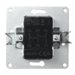 Wechselschalter McPower "Cup" 2-fach, 250V~/10A, UP, weiß – Bild 3