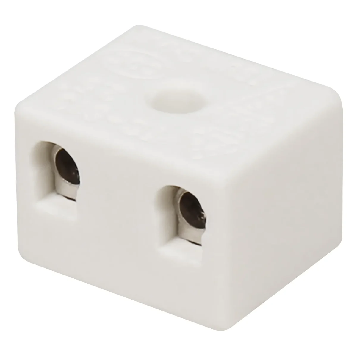 Porzellan-Klemme, 2-fach, 2,5mm², hitzebeständig – Bild 1